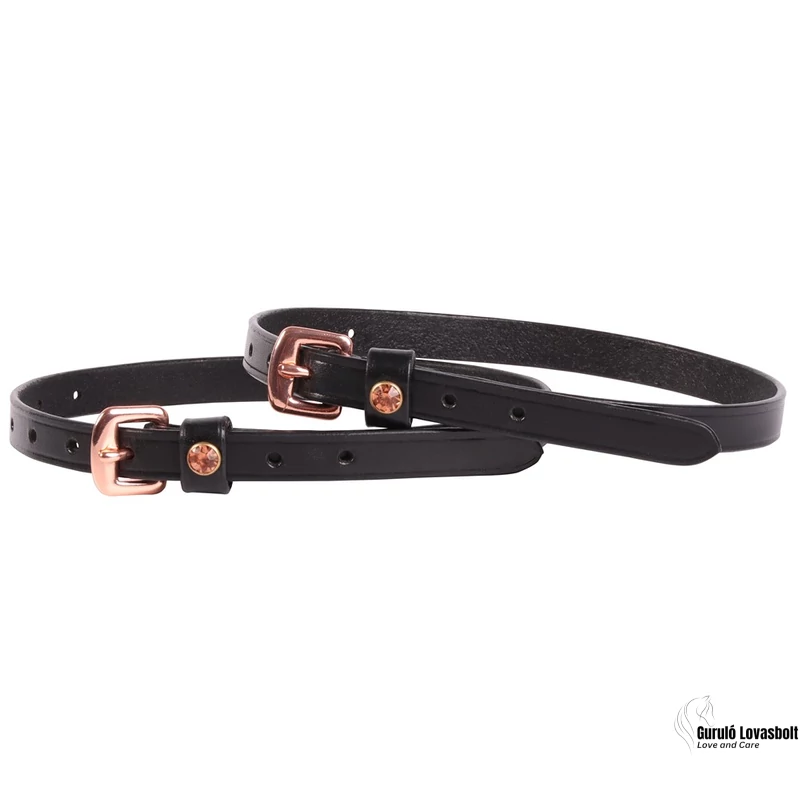 Bőr sarkantyúszíj rosegold csatokkal Harry's Horse