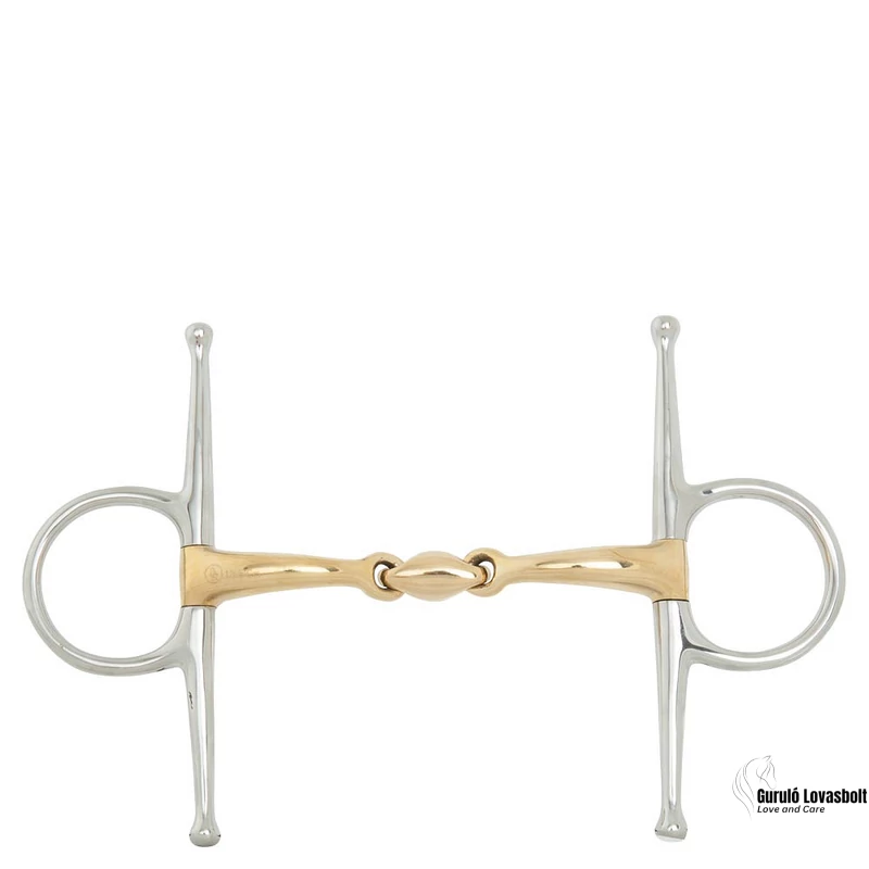 Kétszer tört pálcás zabla BR 14,5 cm