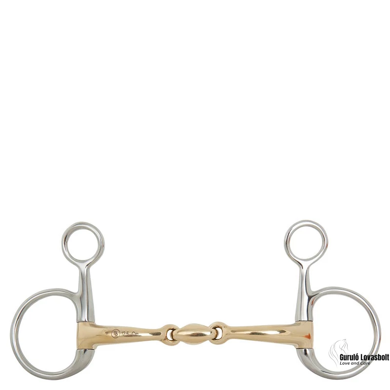 Duplán tört Baucher zabla 13,5 cm