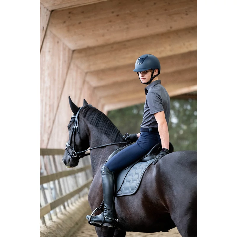 Liciano galléros férfi póló Harry's Horse szürke